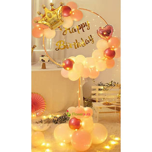 Pastel Pink Balloon bouquet