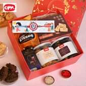 Send Patisa Cookies N Chocolates With Avenger Rakhi for Kids Online