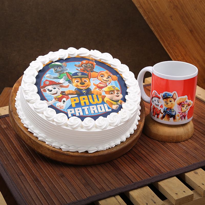 Paw Patrol Mug And Cake
