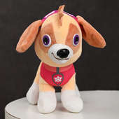 Front View of Red Paw Patrol Plush Toys