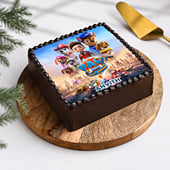 Paw Patrol Skyline Chocolate Cake