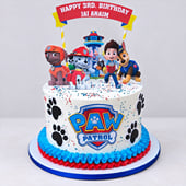 Paw Patrol Squad Birthday Cake