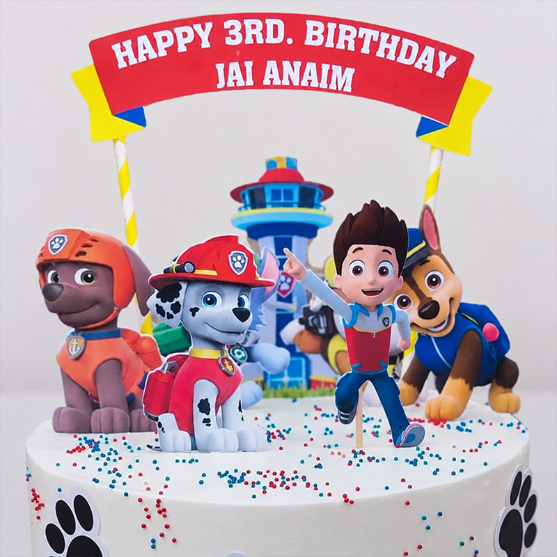 Paw Patrol Squad Birthday Cake