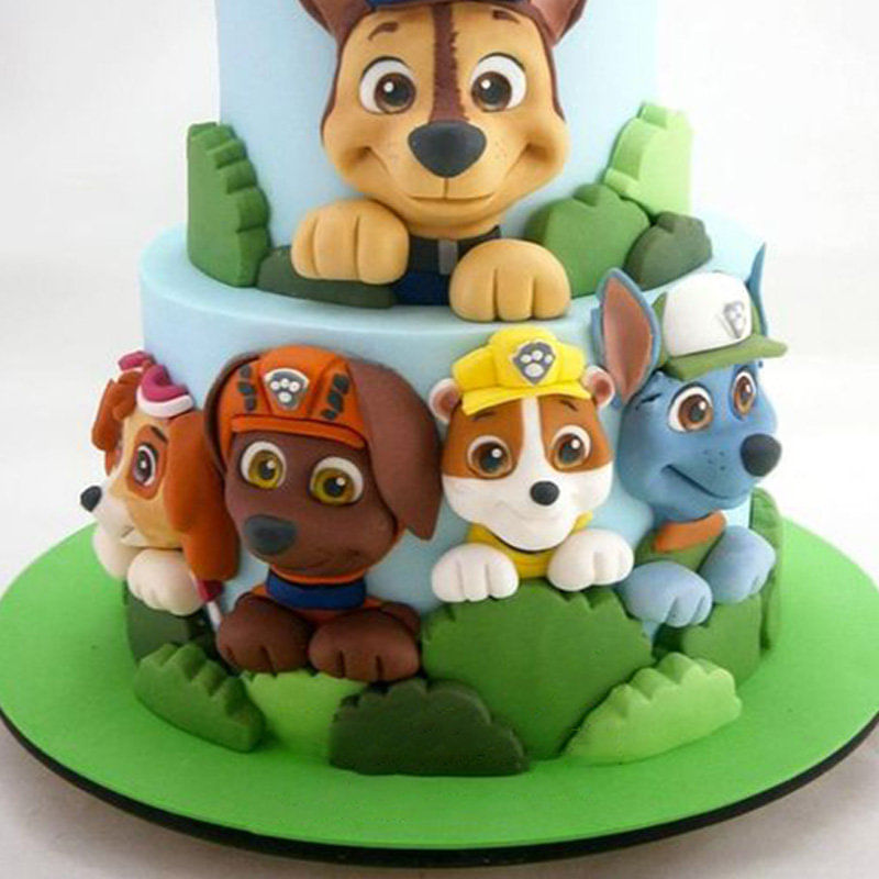 Paw Patrol Two Tier Fondant Cake Online