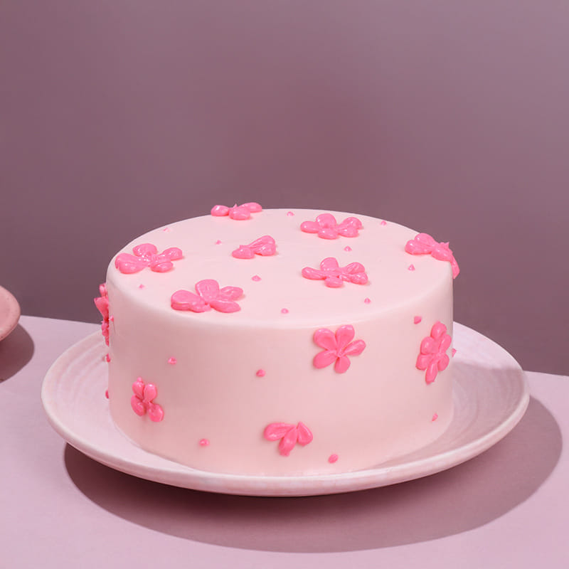 Pink Blossom Cake