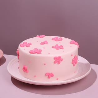 Pink Blossom Cake