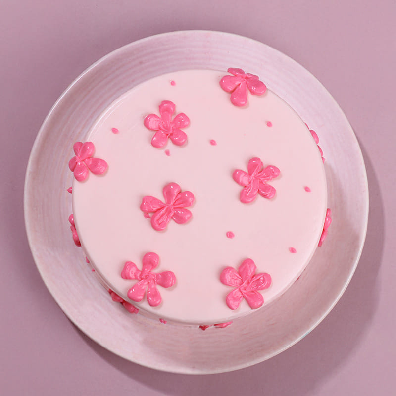 Pink Blossom Cake
