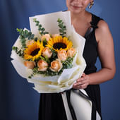 Peace Posed In Petals