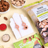 Peach Bloom Bhaiya Bhabhi Rakhis N Dry Fruits