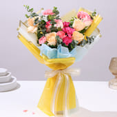 Peach Blossom Romance Bouquet