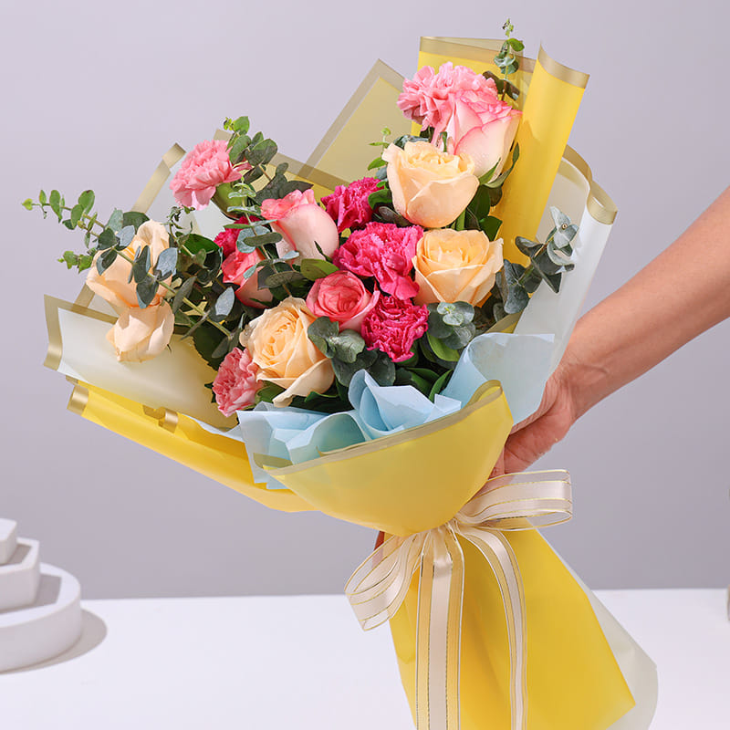 Peach Blossom Romance Bouquet