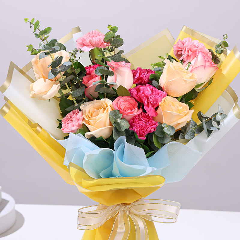 Peach Blossom Romance Bouquet