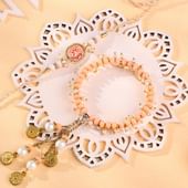Peach N Pearl Bhaiya Bhabhi Rakhi Set
