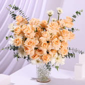 Peach Rose Elegance