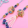 Peacock Evil Eye Bhaiya Bhabhi Rakhis
