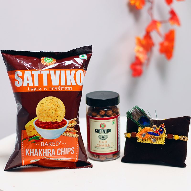 Peacock Rakhi Combo