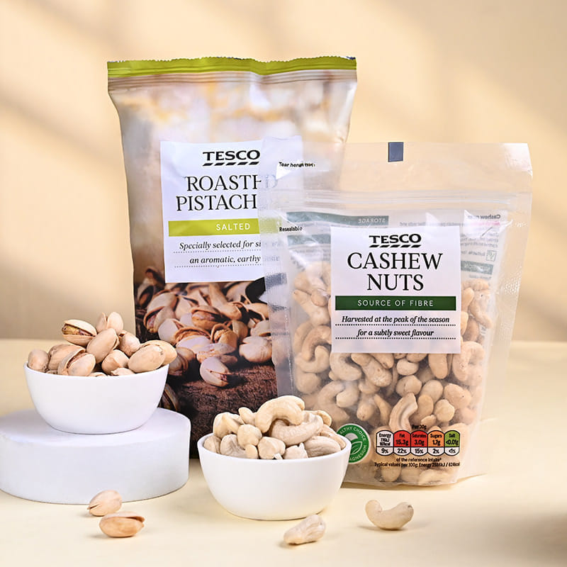 Peacock Rakhi Duo With Cashews N Pistachios