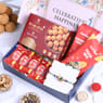 Peacock Rakhi N Munchies Hamper