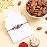 Peacock Rakhi With Almonds