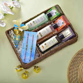 Pearl Beads Rakhis With Khadi Care Products N Toffees