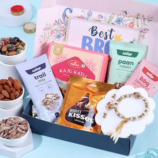 Pearl Bhai Bhabhi Rakhis N Gourmet Treats Hamper