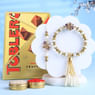 Pearl Bling Bhai Bhabhi Rakhi N Truffles Combo-UK