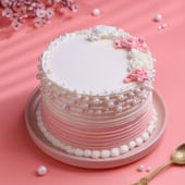 Pearl Blush Pastel Cake