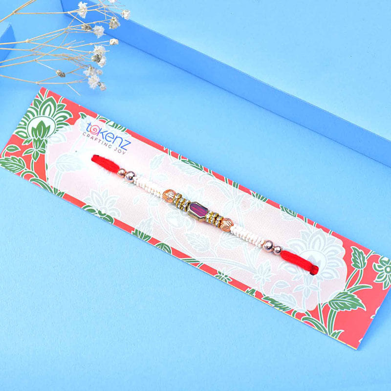 Pearl Designer Rakhi N Snacks Hamper
