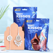 Pearl Drop Bhai Bhabhi Rakhis N Choco Truffles