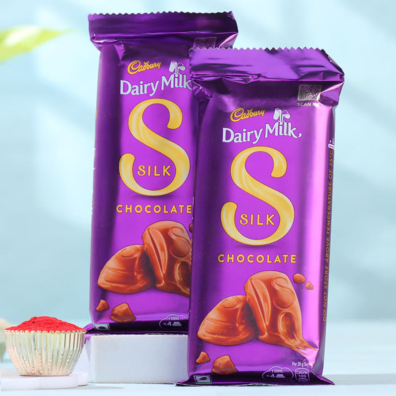 Pearl Peacock Bhai Bhabhi Rakhi N Choco Bars -Overseas