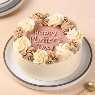 Pearls N Swirls Mothers Day Cake