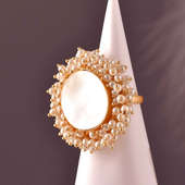 Pearly Round Ring