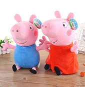 Pepa And George Pig Soft Toy Duo