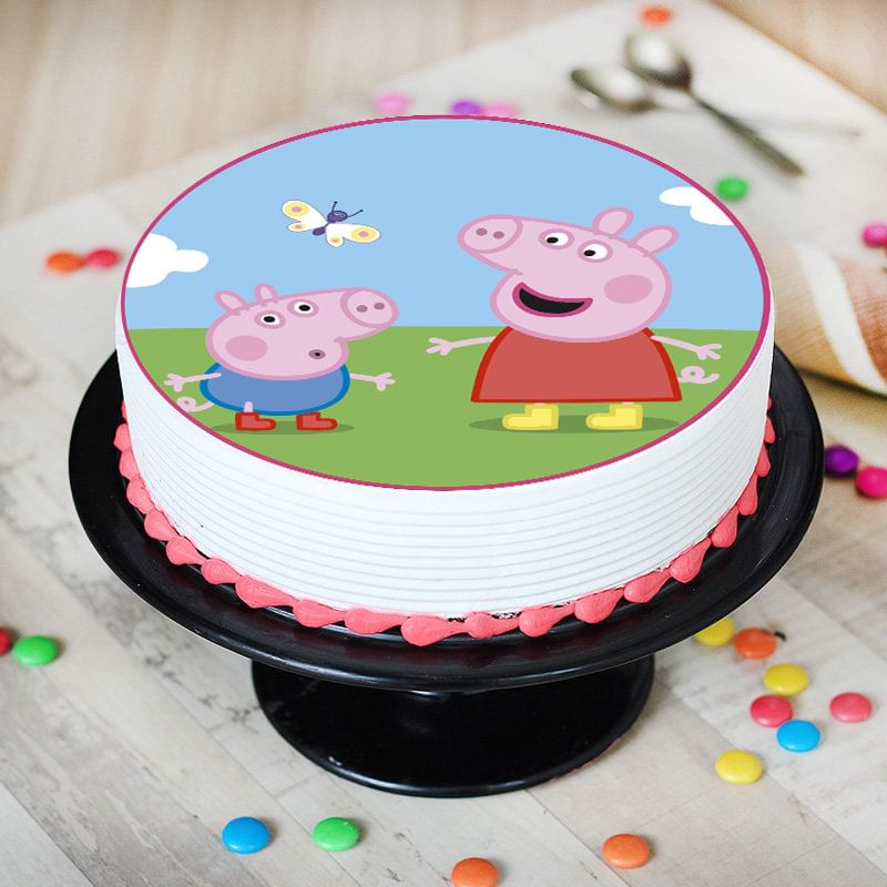 Peppa Family Poster B'Day Cake