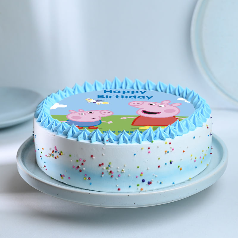 Peppa Family Poster B'Day Cake