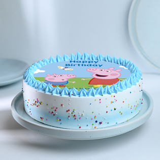 Peppa Family Poster B'Day Cake