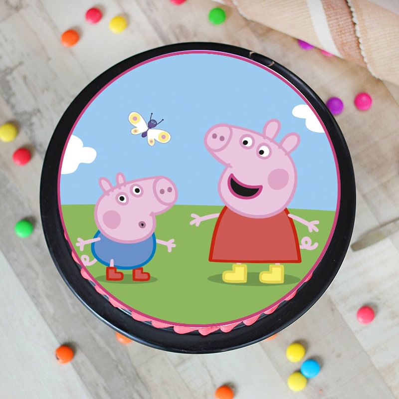 Peppa Family Poster B'Day Cake