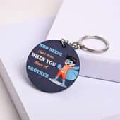 Order Personalised Rakhi Online - Peri Kaju N Mug Coaster With Rakhi N Key Chain in India