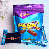Perk Chocolates N Designer Rakhi