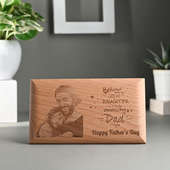 Personal Touch Dad Wooden Plaque