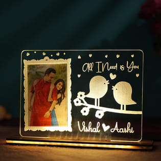 Personalised All I Need Is You Tabletops