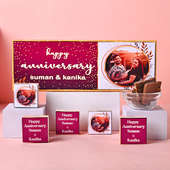 Customized Chocolate box for Anniversary, Customized Chocolates
