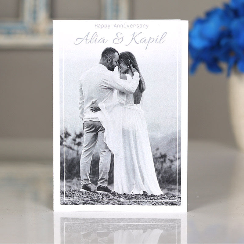 Personalised Anniversary Greeting Card