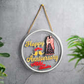 Personalised Anniversary Led Wall Hanging