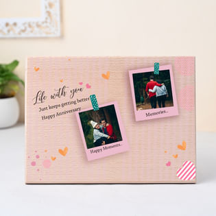 wooden plaque with a heartfelt message online gift