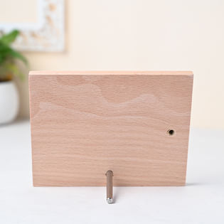 Personalised Couple Wooden Desktop