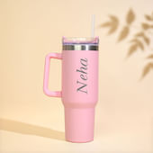 Personalised Baby Pink Tumbler