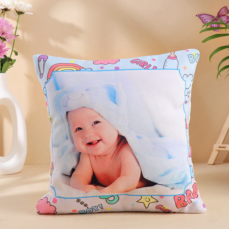 Personalised Baby Theme Cushion