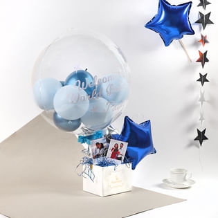 Personalised Balloon Bouquet: Arrangement of 11 Balloons