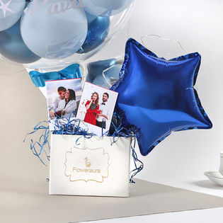 Bottom view of Personalised Balloon Bouquet